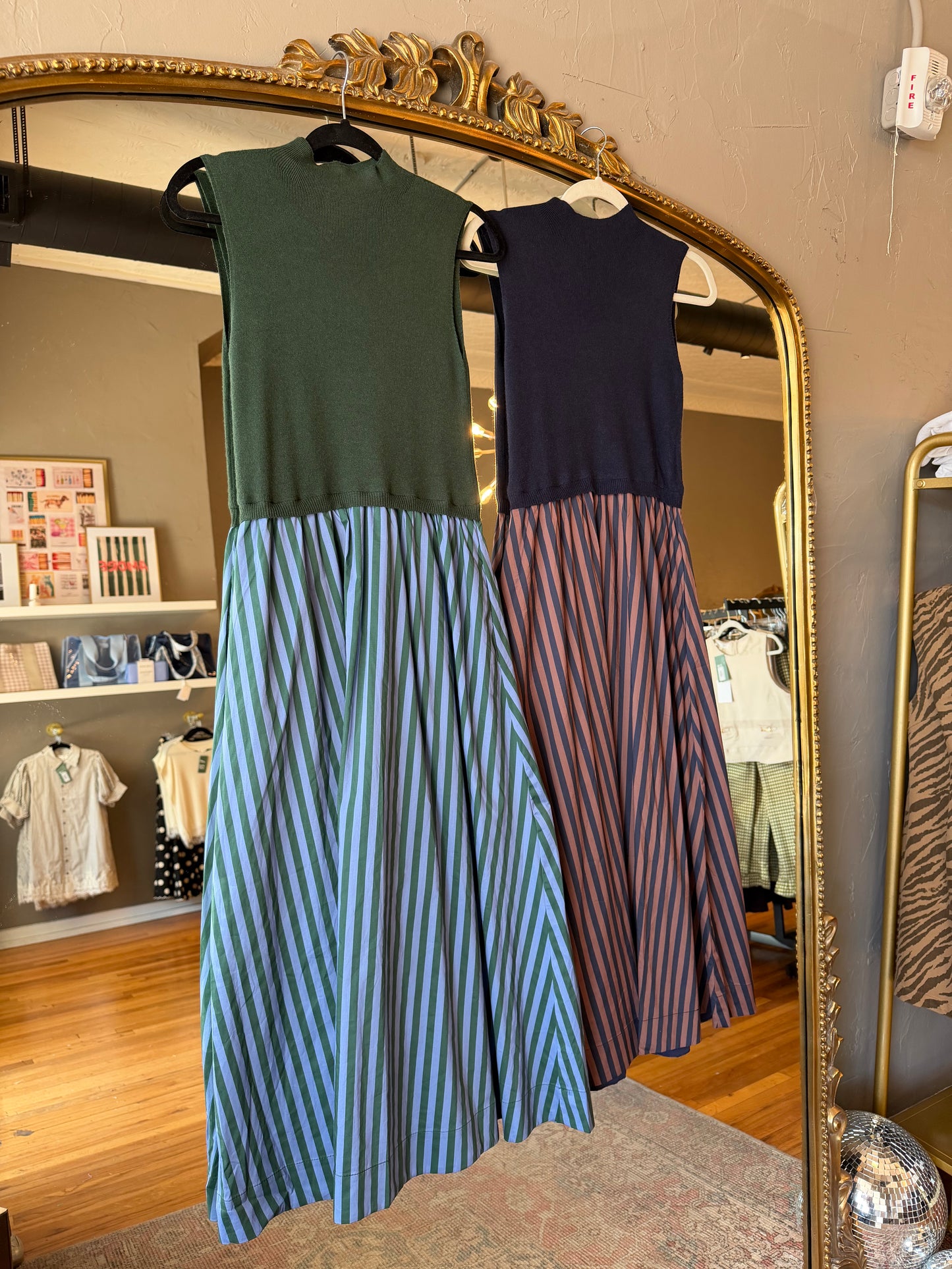 Stripe Mix Midi