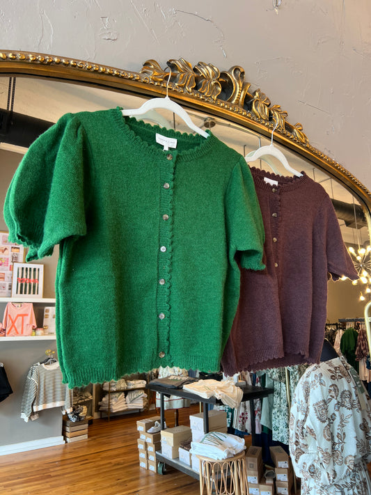 Buttoned Up Sweater Top