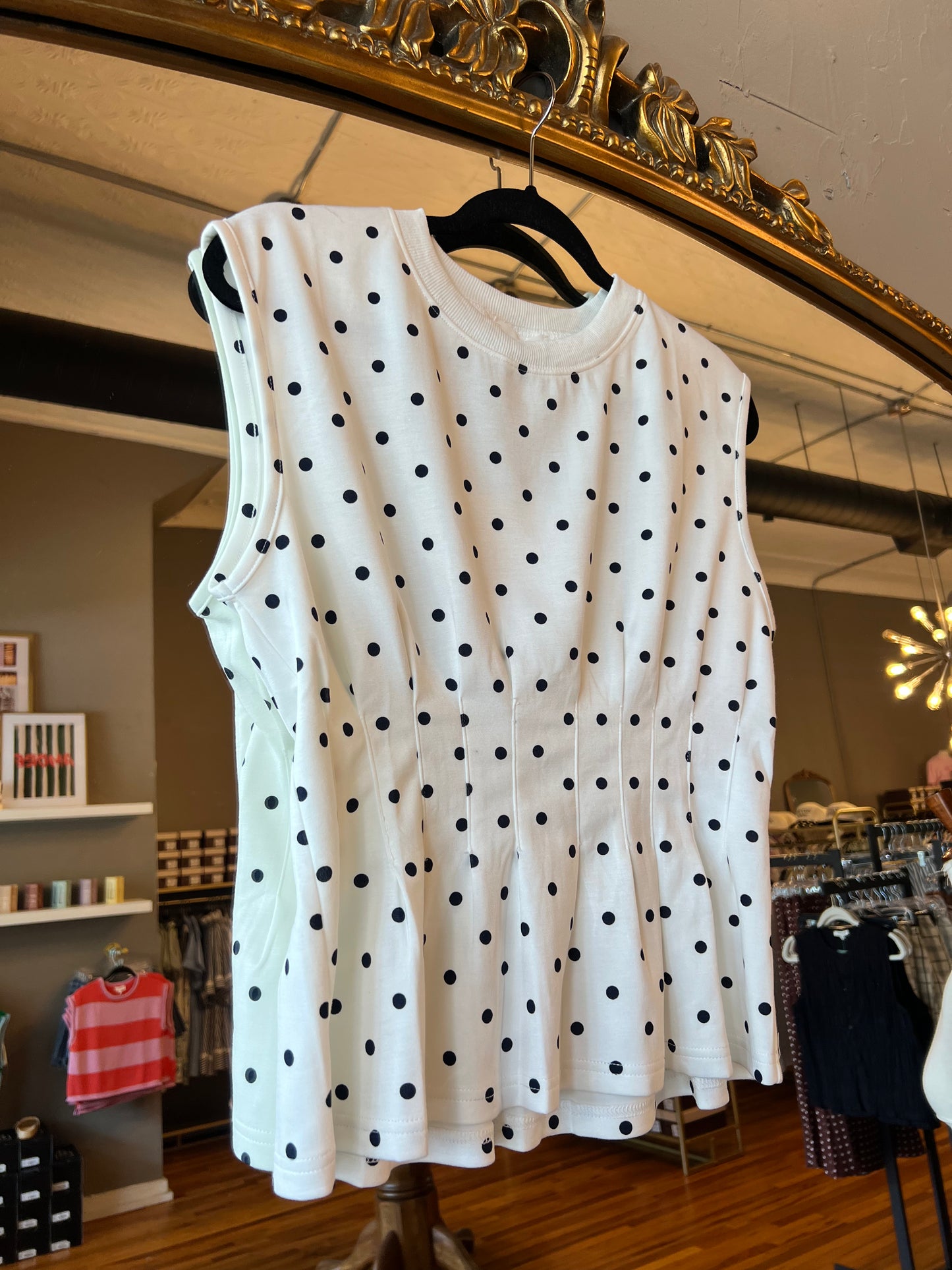 Dot Dot Cinch Top
