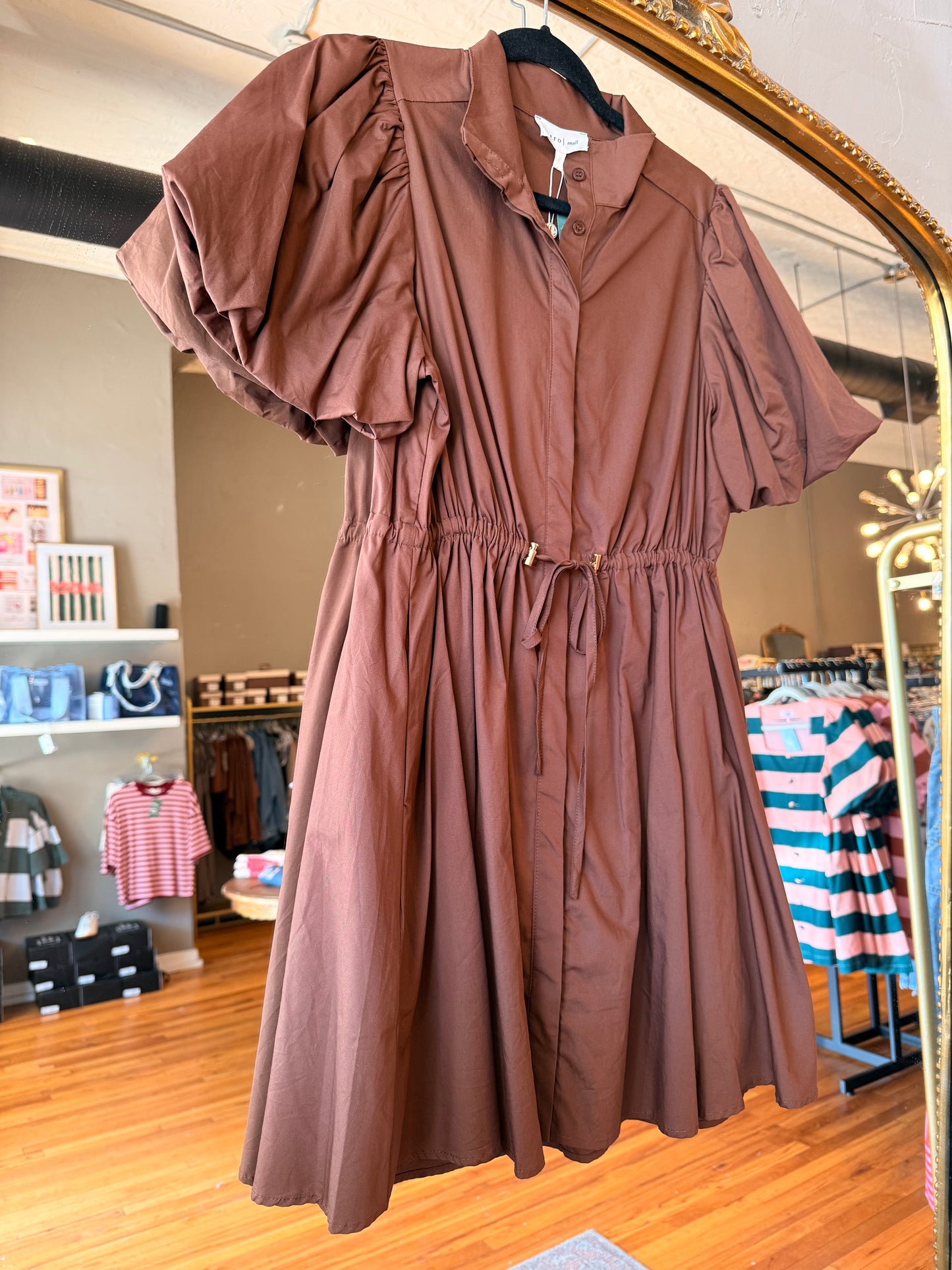 Bungee Brown Dress