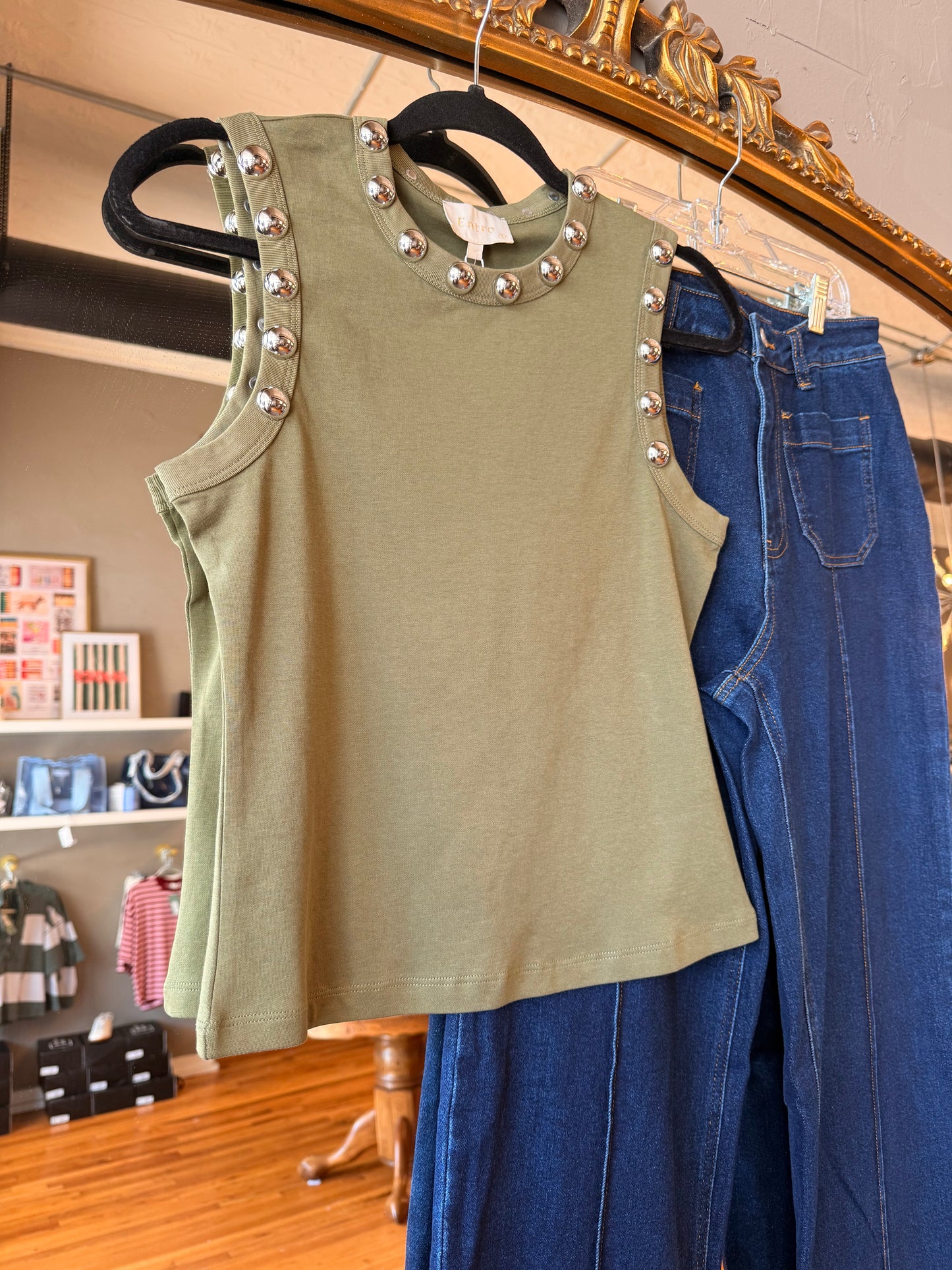 Olive Sphere Tank