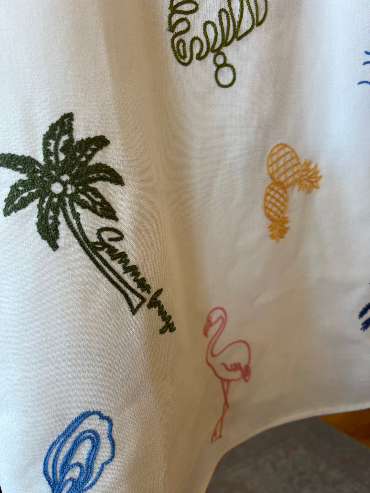 Embroidered Spaghetti Mini