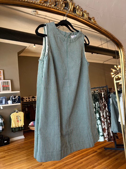 Forest Striped Mini Dress