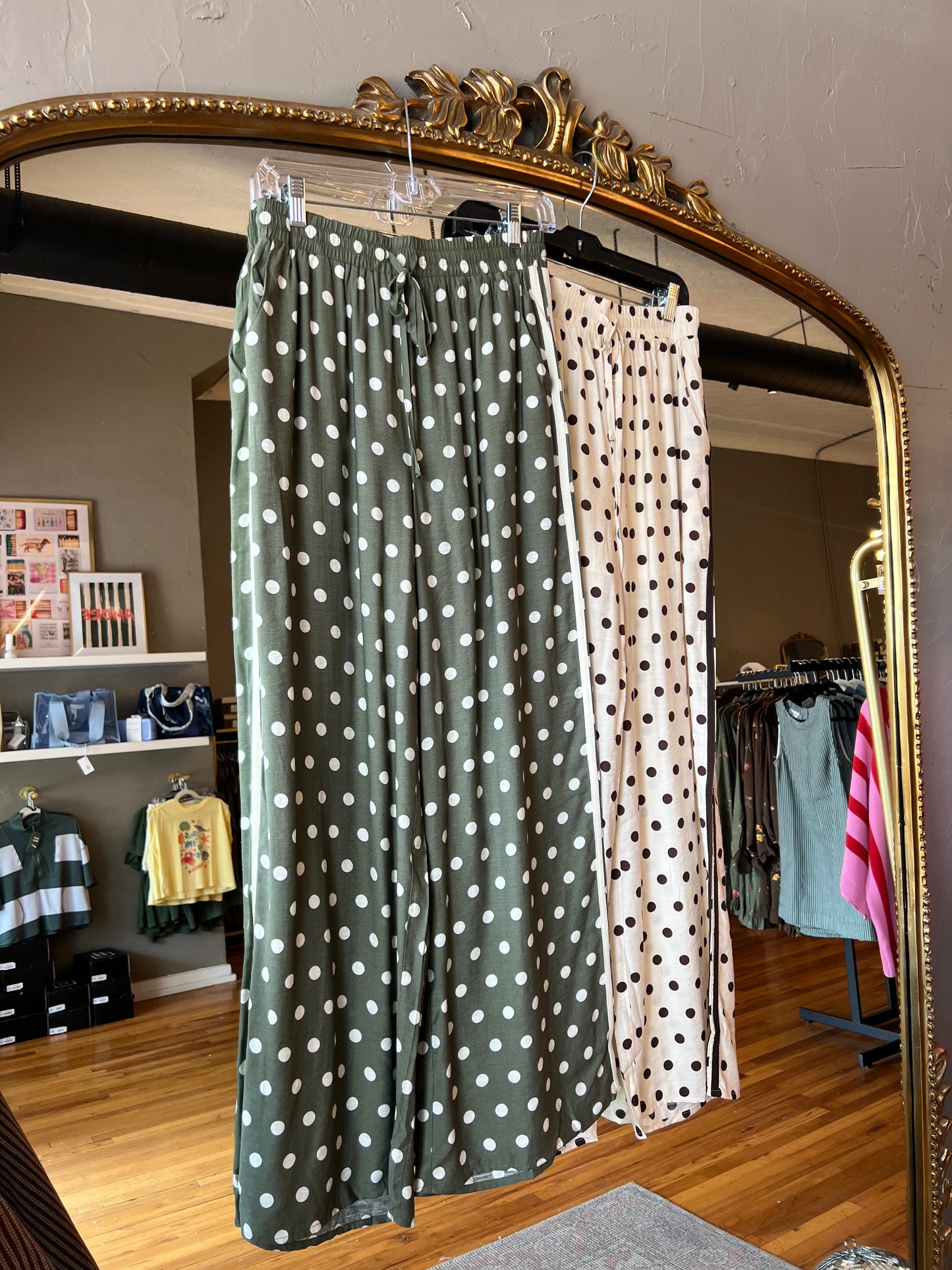 Dotty Track Stripe Pant