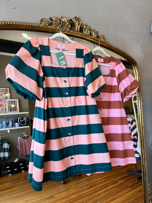 September Stripes Dress