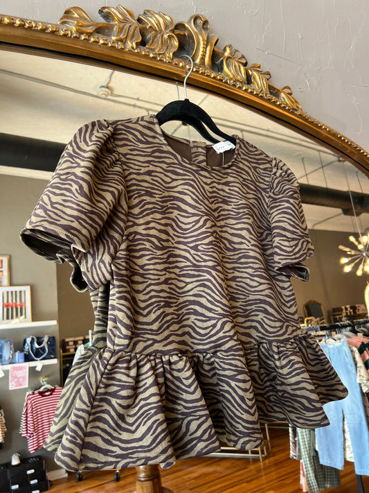 Wild Olive Peplum