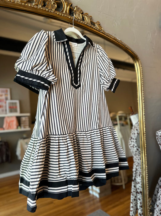Black Court Yard Dress
