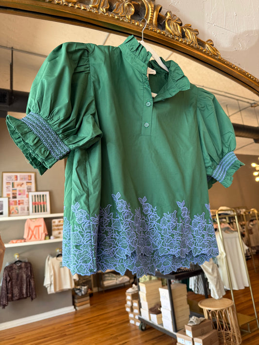 Free Flowing Puff Sleeve Top