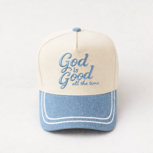 God is GOOD Denim Hat