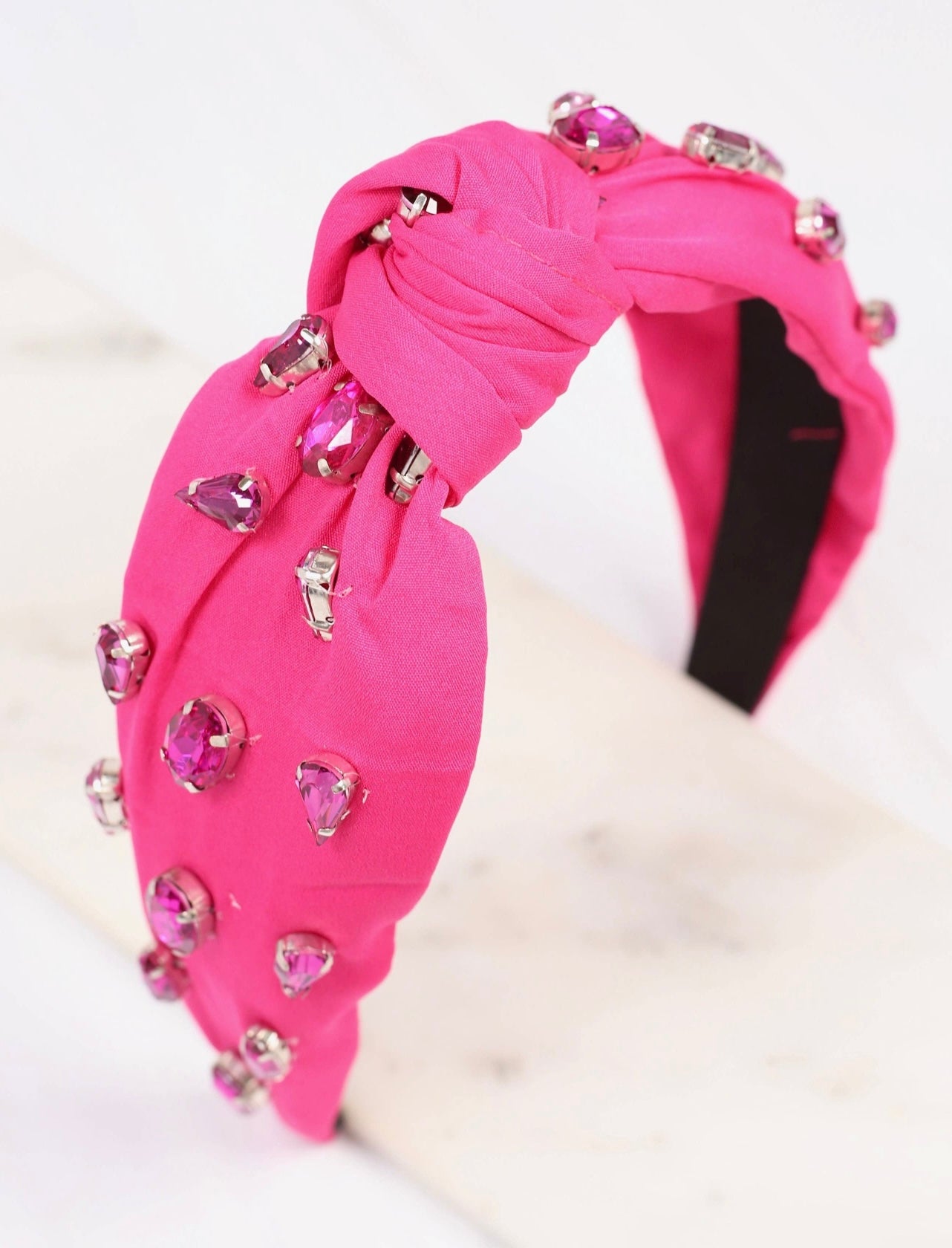 Fuchsia Jeweled Headband