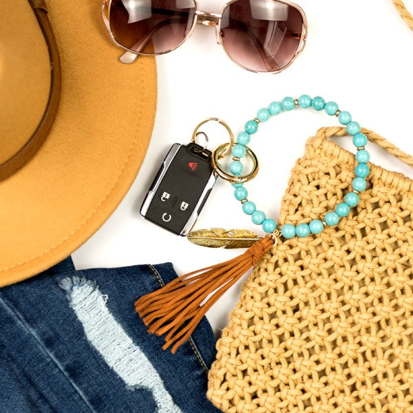 Boho Key Ring Bracelet