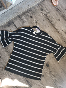 Isabella Bell Sleeve Striped Top
