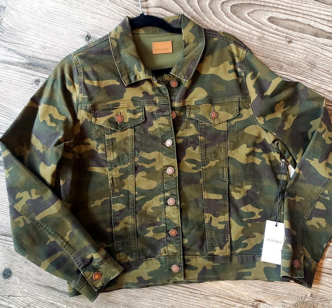 JB Camo Jacket-  Plus