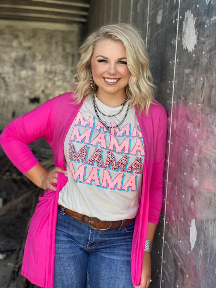 Poppin Pink Cardi