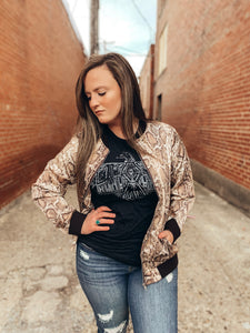Emery Animal Print Jacket