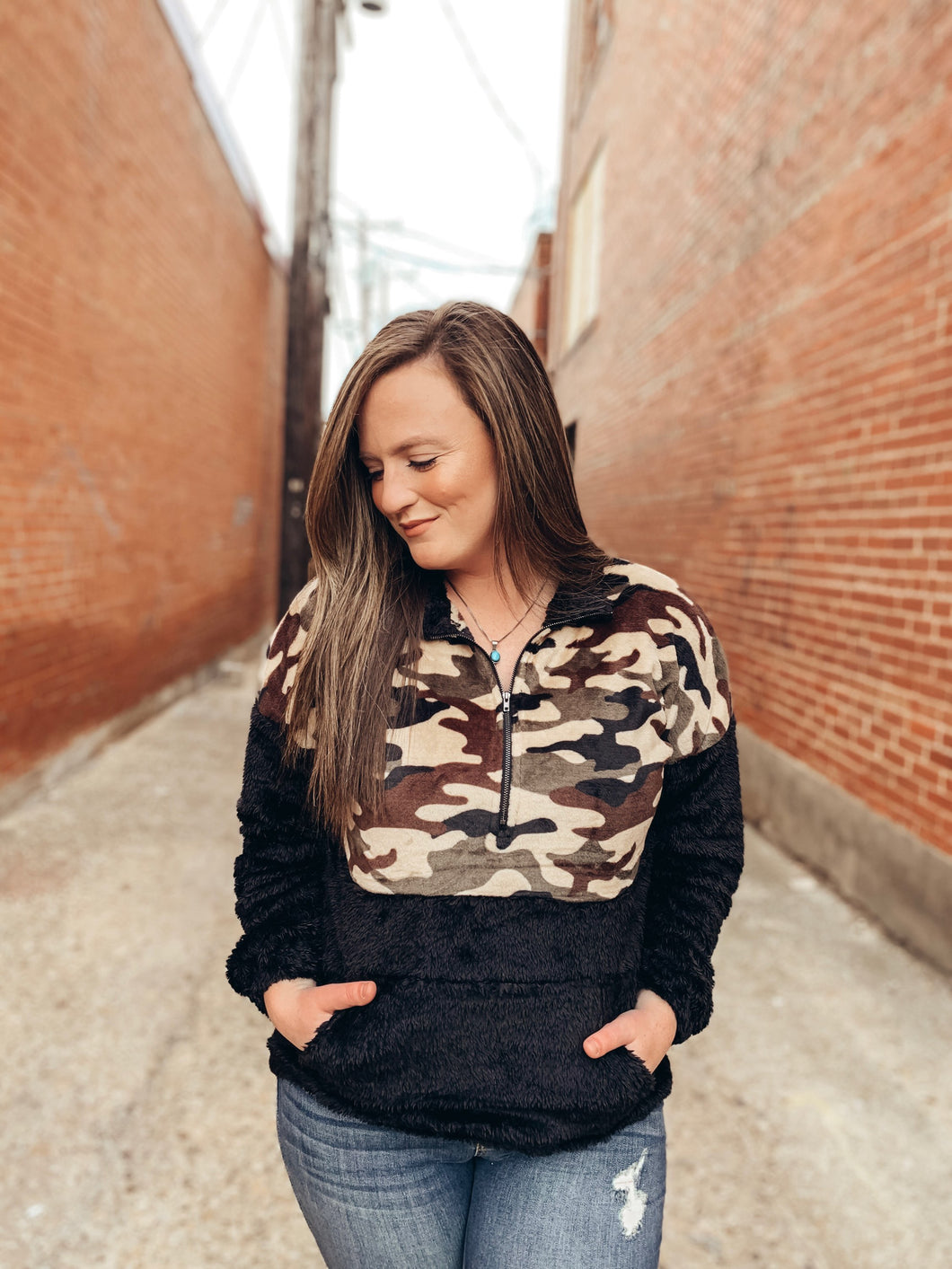 Josephine Camo Pullover