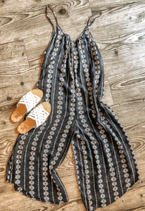Navy wide leg jumper