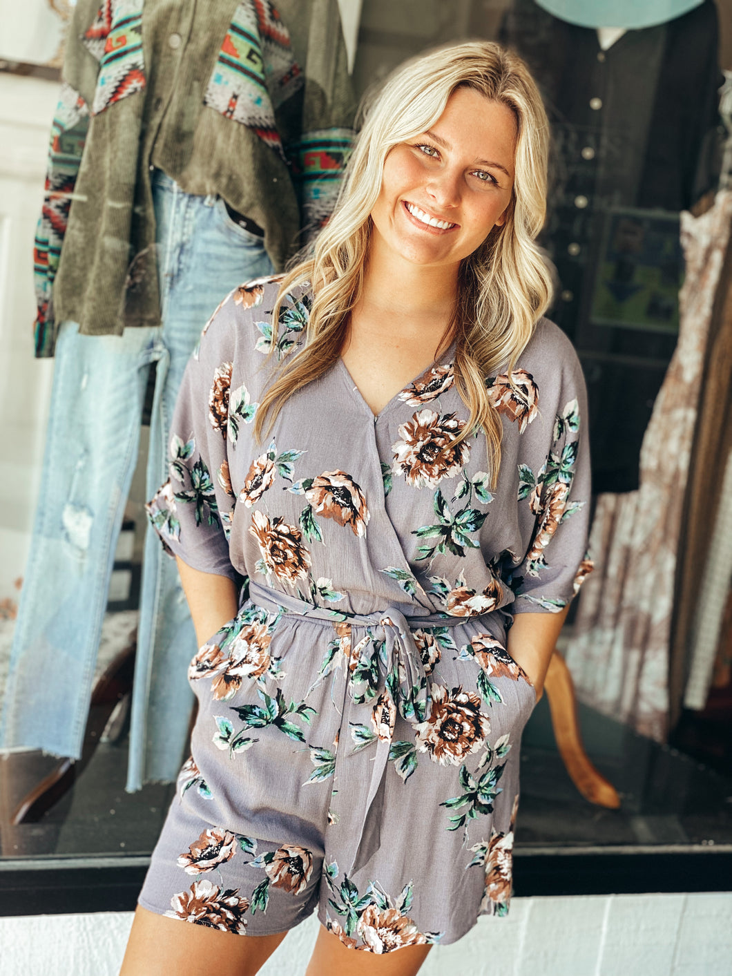 Dark Lavender Romper (regular+CURVY)
