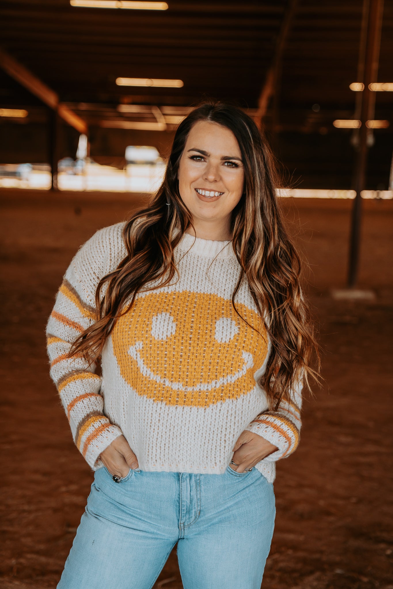 Smiley Chunky Sweater