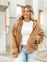 Load image into Gallery viewer, Embroidered Teddy Jacket