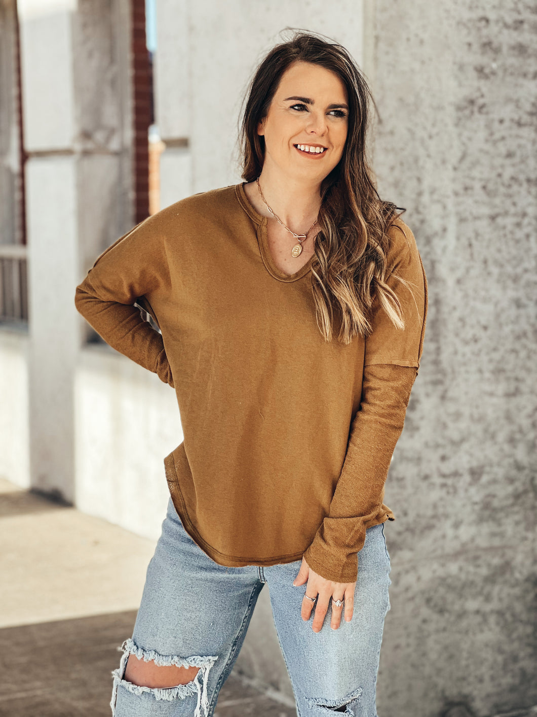 Khaki Olive Long Sleeve