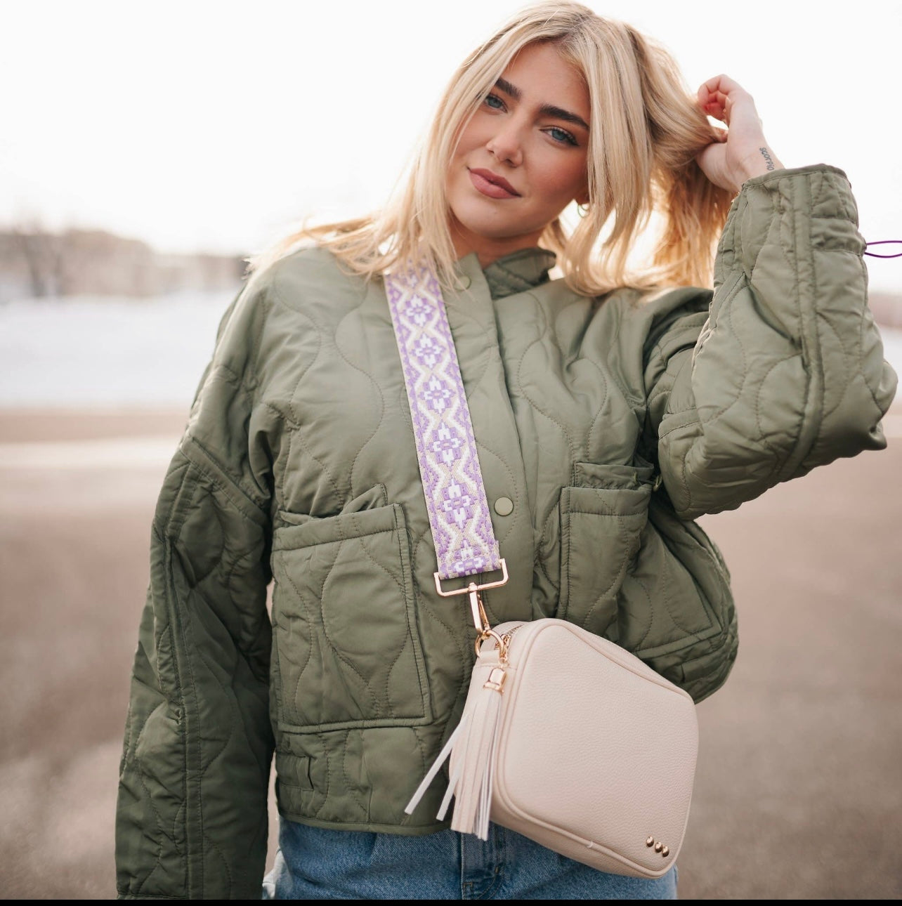 Cream Willow Crossbody