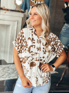 Eloise Taupe Top