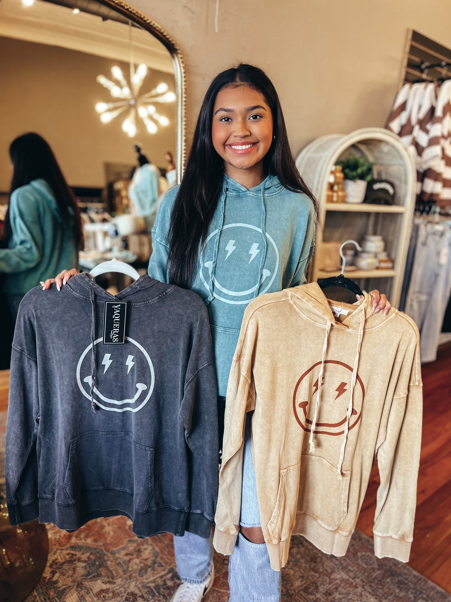 Thunder Smiley Pullover