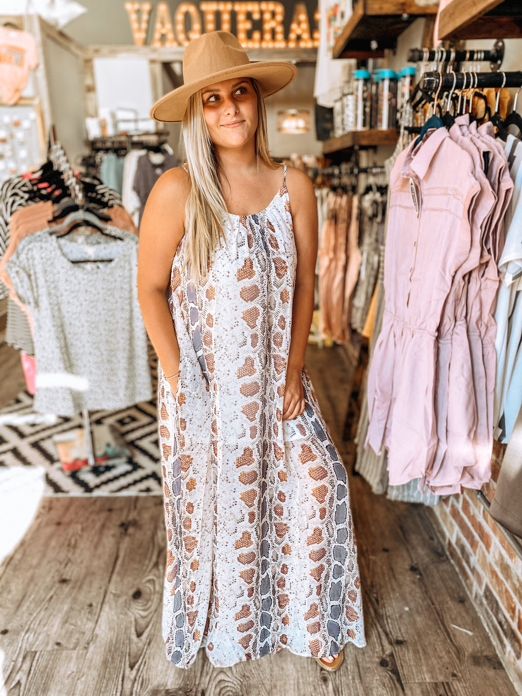 Moody Snake Dress