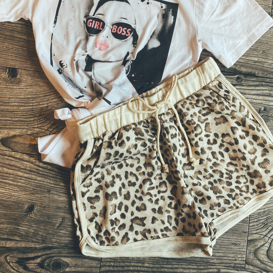 Cheetah Lounge Shorts
