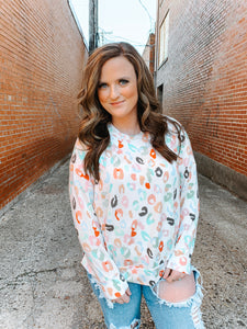 Color me leopard top
