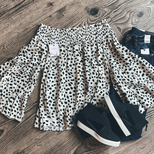 Dotted Dates Top