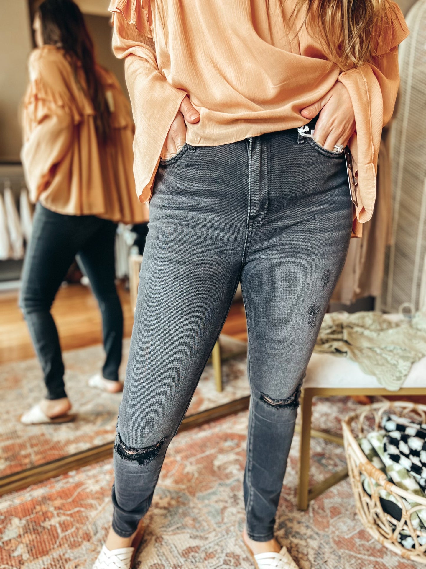 Dark Knights Ankle Skinnies