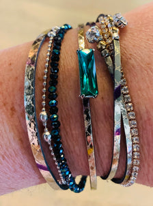 Magnetic Clasp Beaded Bracelet