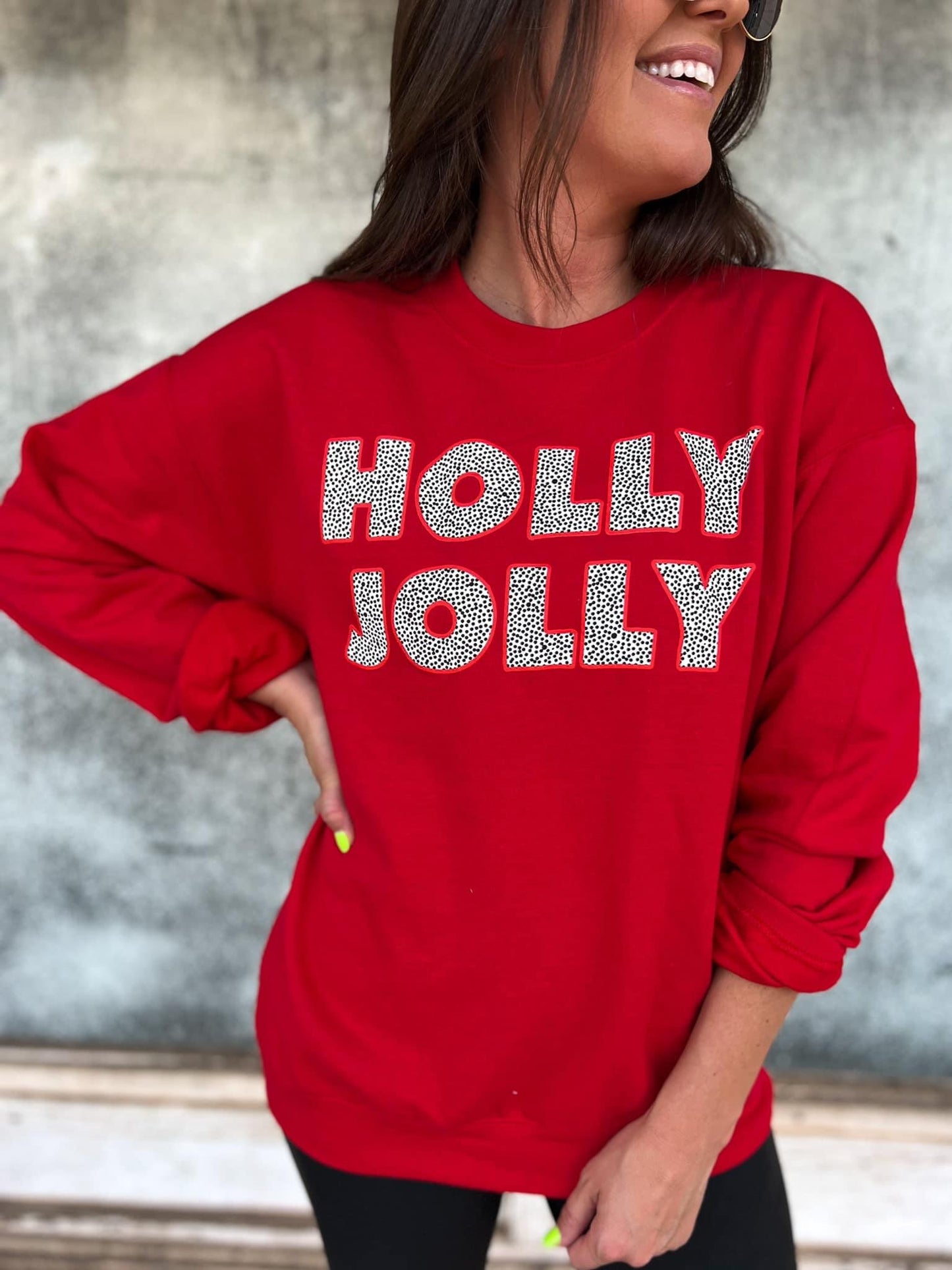 Holly Jolly Spot Sweatshirt