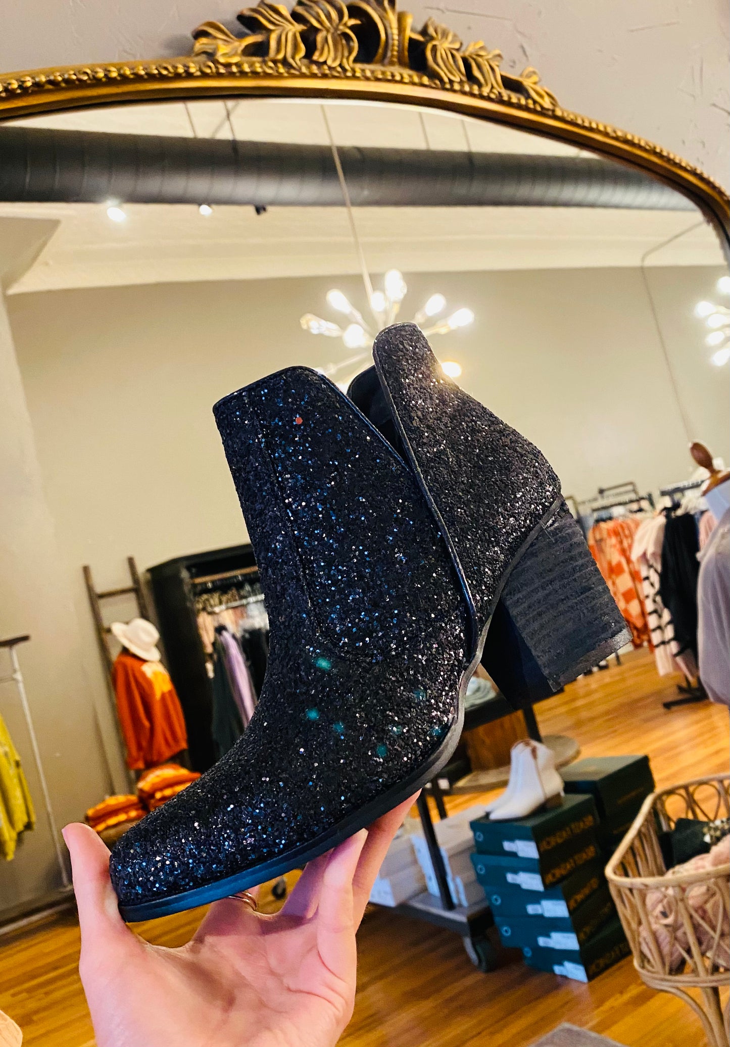 NR Glitter Bootie