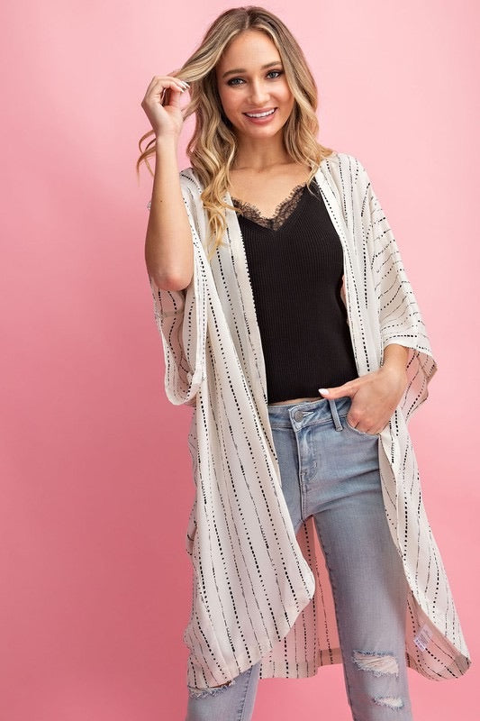 B326 OFF WHITE KIMONO