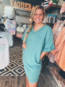 seafoam dress