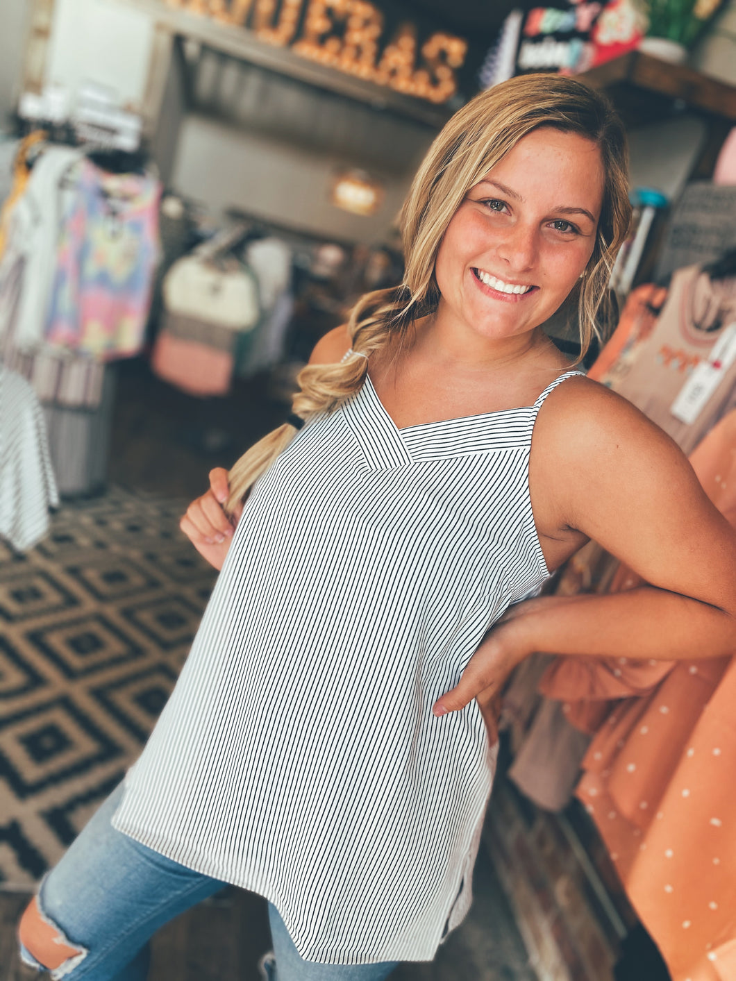Striped Cami