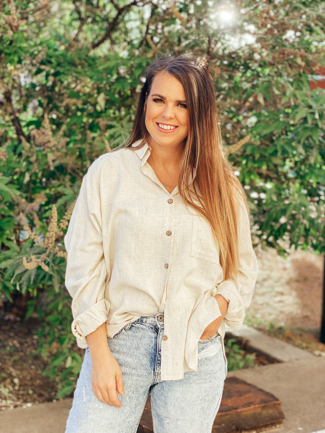 Oatmeal Buttondown