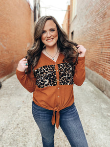 Camel Block Top