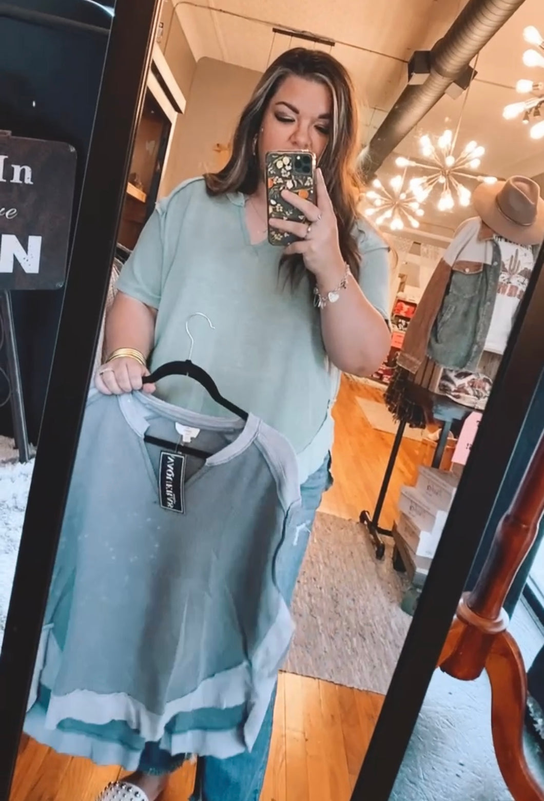 Two Tone Cloth Top