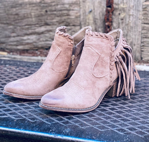Kick the Dust Fringe Bootie