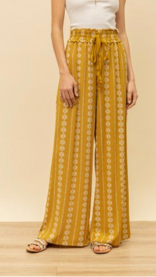 Mustard Wide Leg Pant